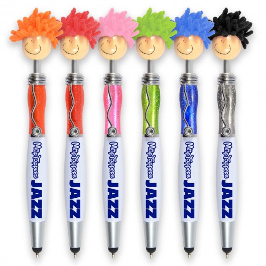 Promotional Mop Top Jazz Stylus Pens